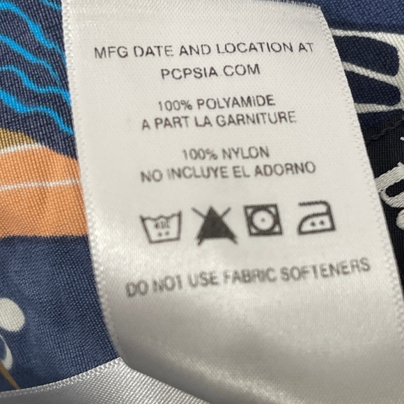 Patagonia Paradise Fish Glass Blue Minimalist Wavefarer Board Shorts Size 38 - Picture 5 of 7